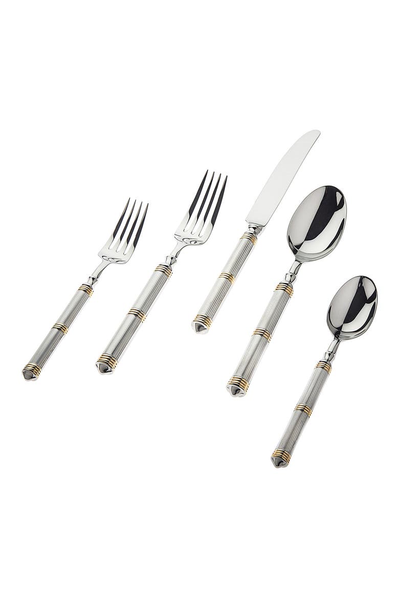Castello 20-Piece Flatware Set, Alternate, color, GOLD