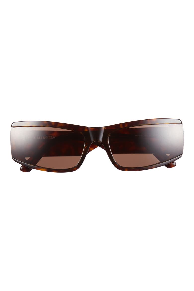 66mm Oversize Rectangular Sunglasses, Main, color, HAVANA HAVANA BROWN