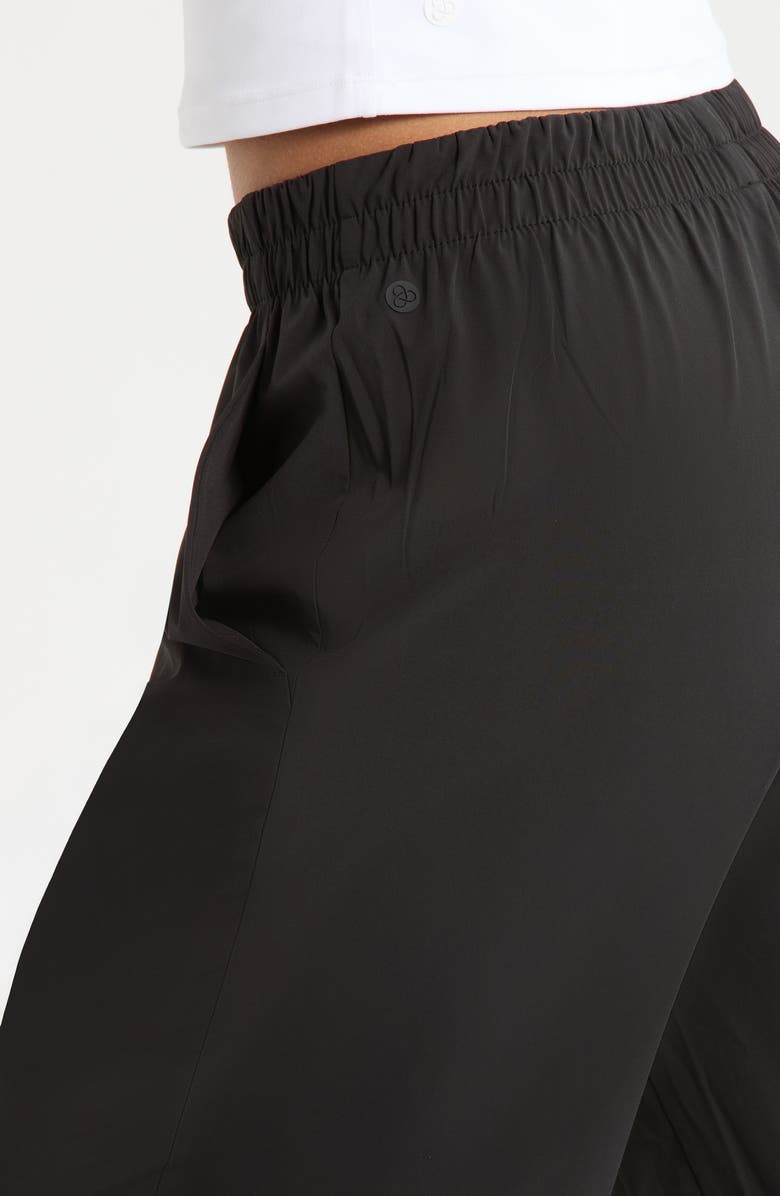 Zella Atlas Wide Leg Pants, Alternate, color, Black