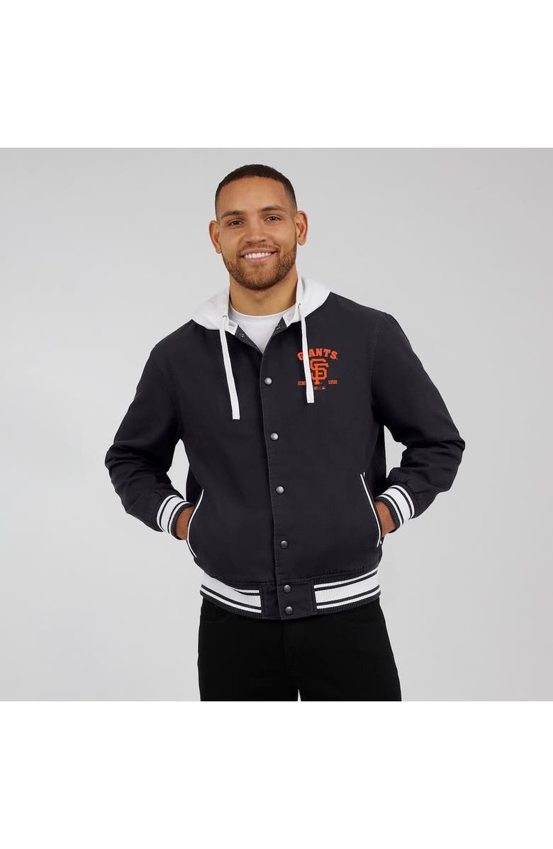 Darius Rucker Collection by Fanatics Men's Darius Rucker Collection by Fanatics  Black San Francisco Giants Full-Snap Hooded Jacket, Alternate, color, 