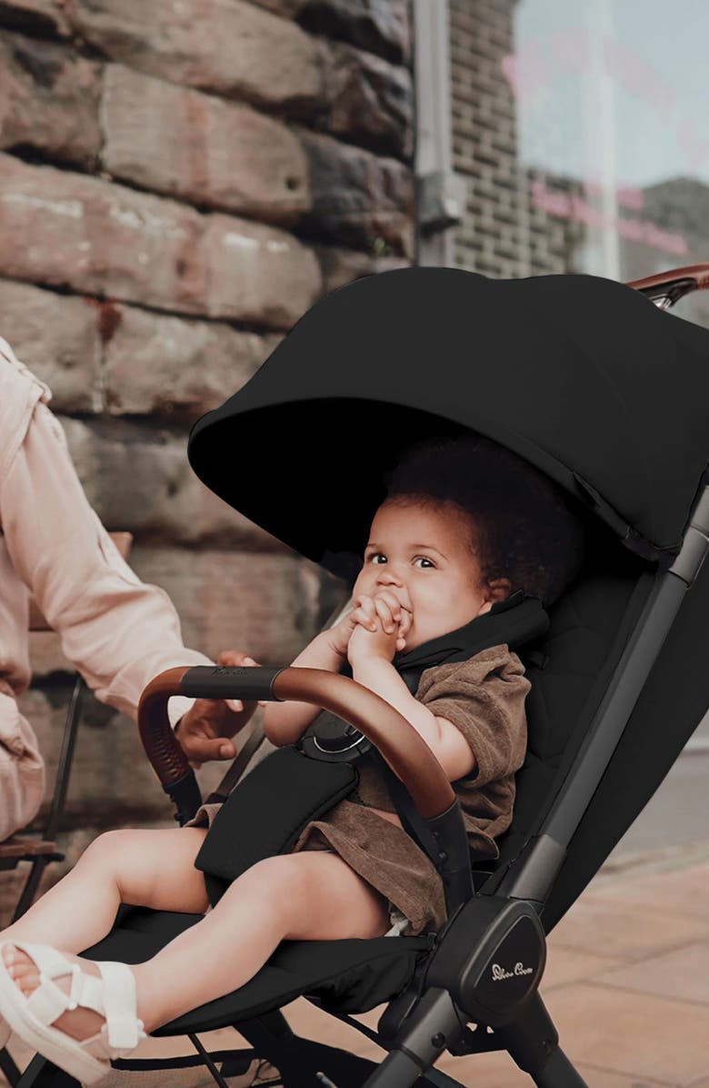 Silver Cross Clic Compact Stroller, Alternate, color, Black