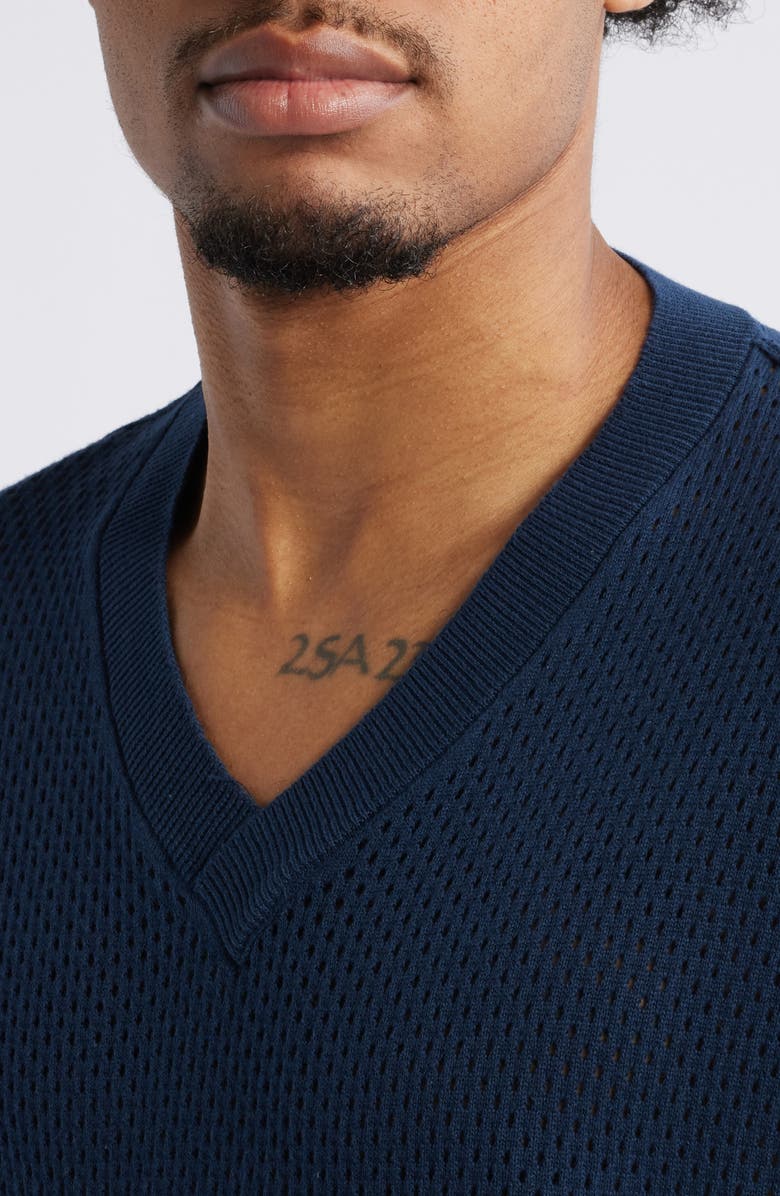 DIET STARTS MONDAY '84 Appliqué Mesh Cotton Graphic Jersey, Alternate, color, 