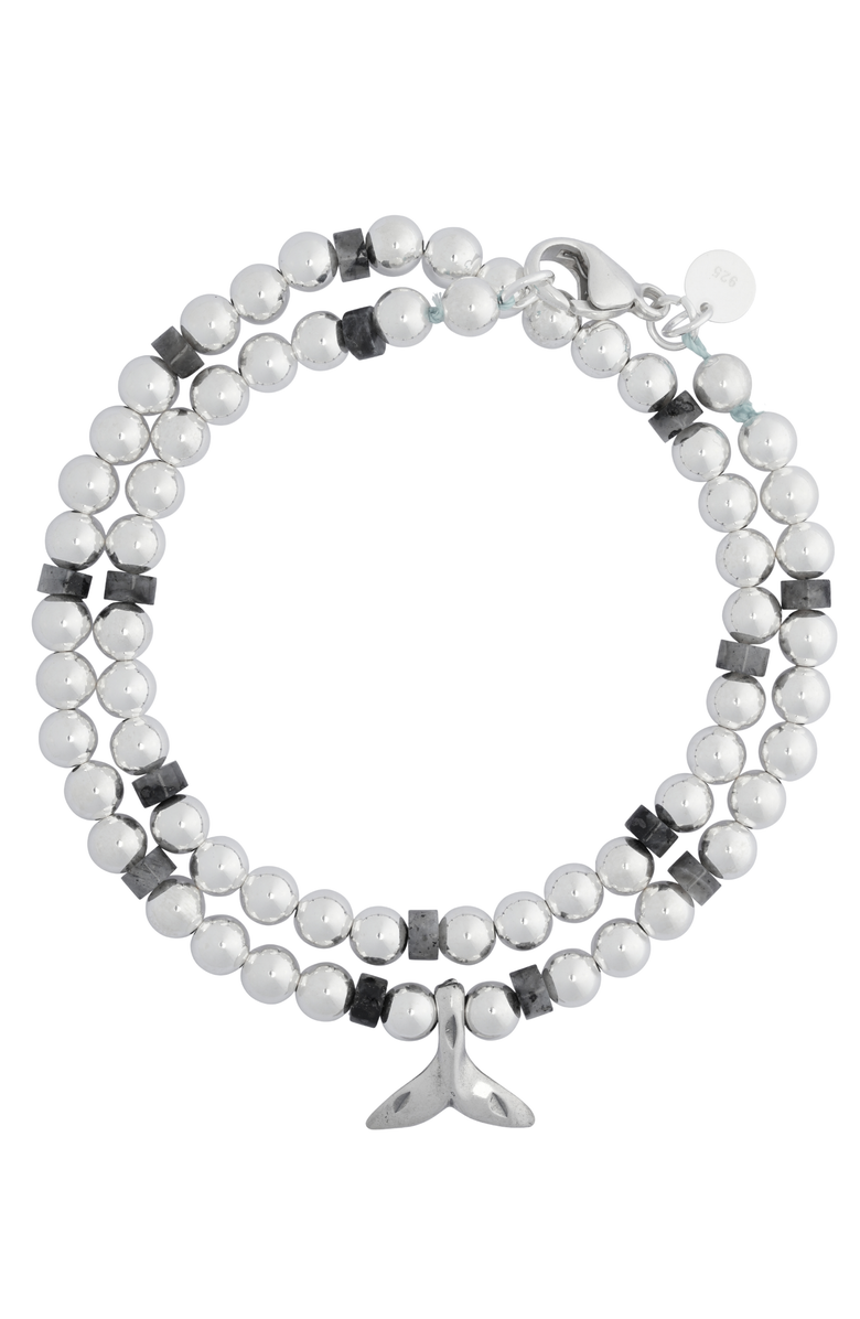 Emma Rae Mix Sterling Silver Bracelet, Main, color, Silver