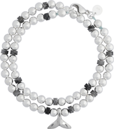 Emma Rae Women's Sterling Silver & Gemstone Double-Wrap Bracelet