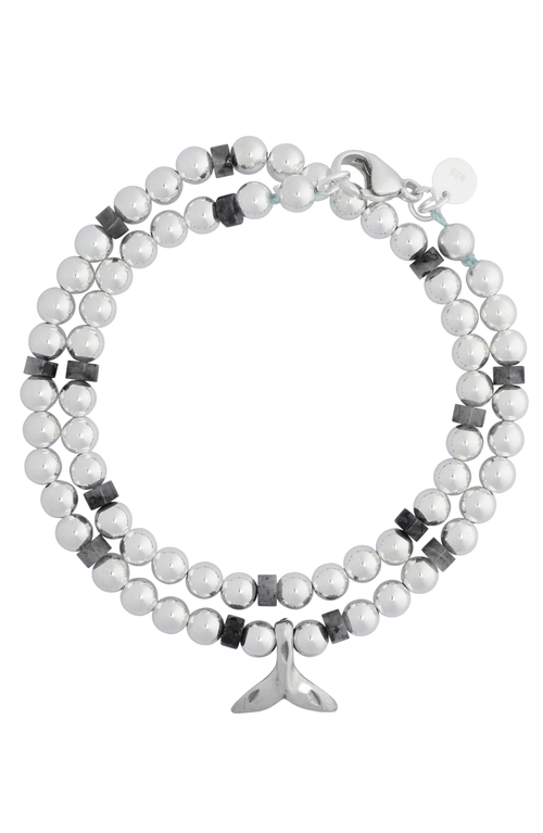 Emma Rae Mix Sterling Silver Bracelet In Silver