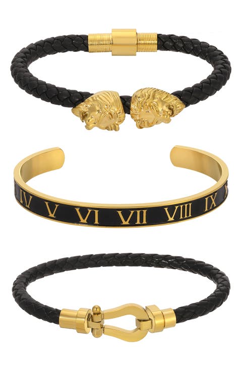 Set Of 3 Vincent Bracelets