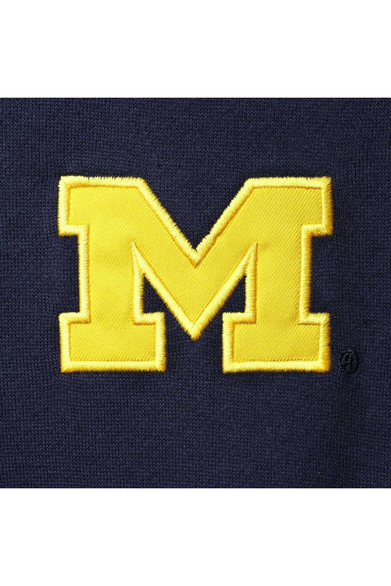 Men's Colosseum Navy Michigan Wolverines Tortugas Logo Quarter-Zip Jacket, Alternate, color, Navy