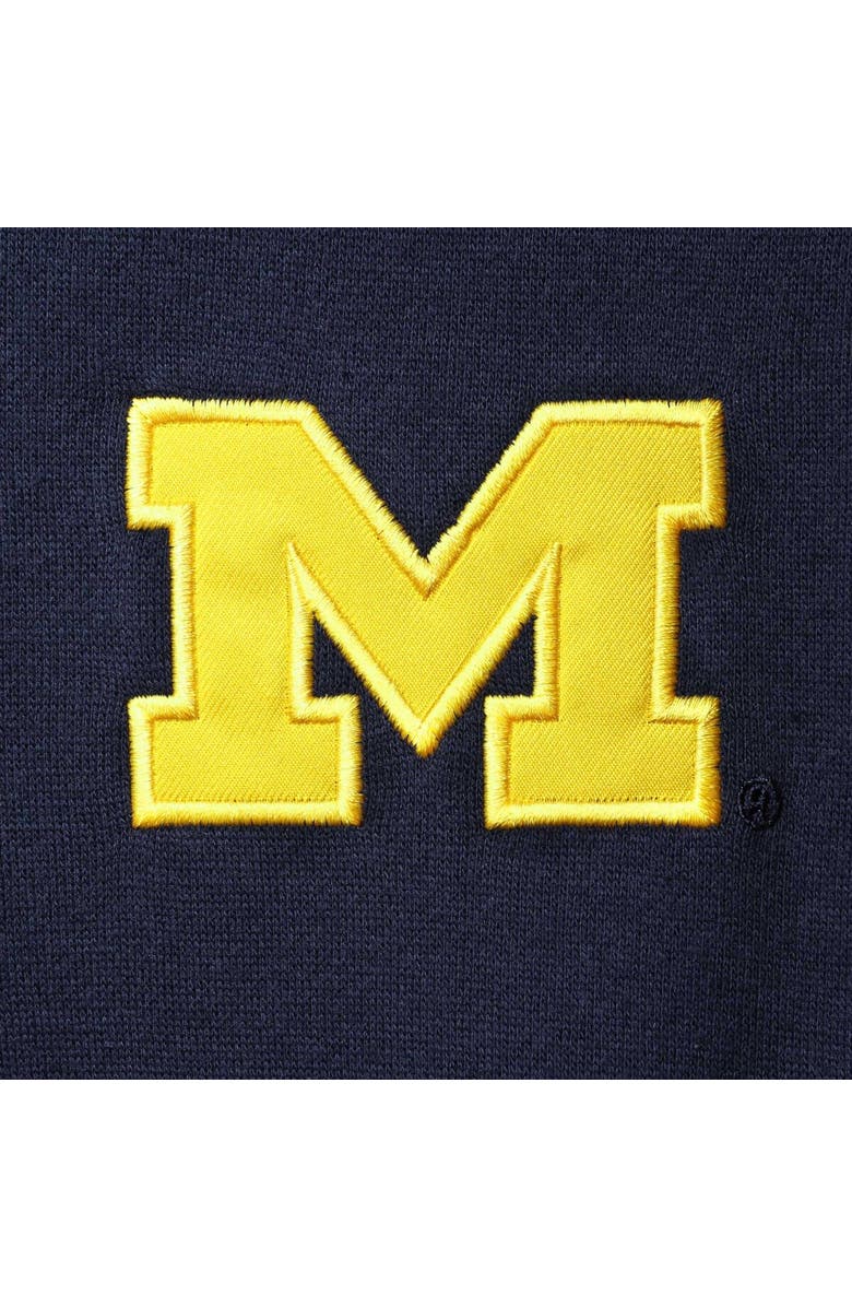 COLOSSEUM Men's Colosseum Navy Michigan Wolverines Tortugas Logo Quarter-Zip Jacket, Alternate, color, Navy