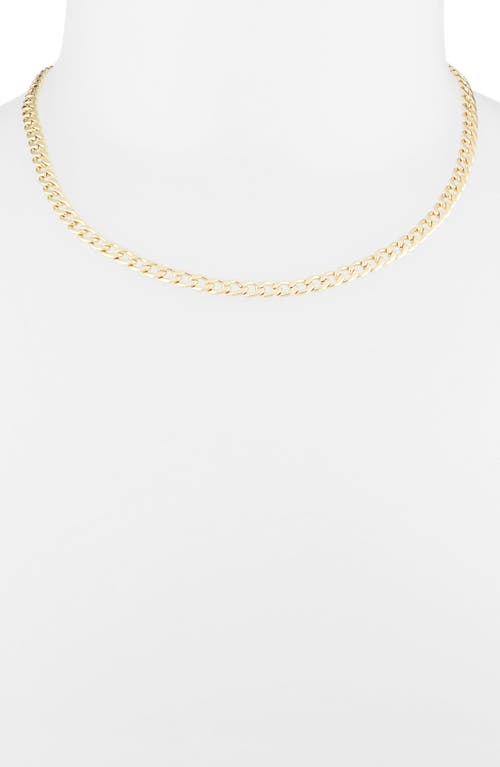 Nordstrom Rack Curb Link Chain Necklace In Gold