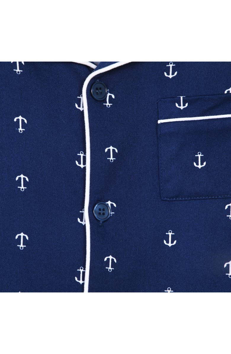 CLOUD NINE Kids' Anchors Two-Piece Short Pajamas, Alternate, color,