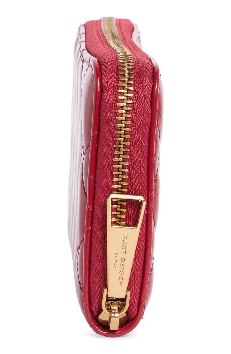 Kurt Geiger London Kensington Zip Wallet, Alternate, color, Red