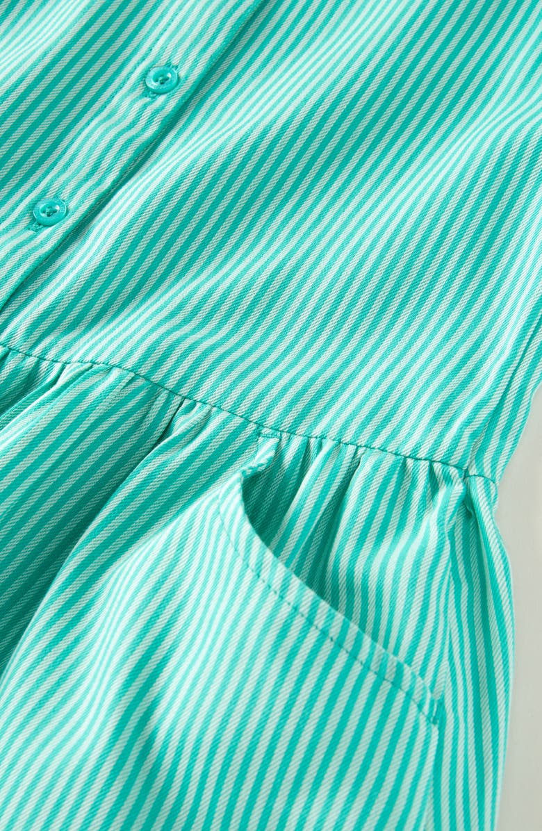 Tucker + Tate Kids' Stripe Sleeveless Cotton Drop Waist Dress, Alternate, color, Green Aquamarine Lena Stripe