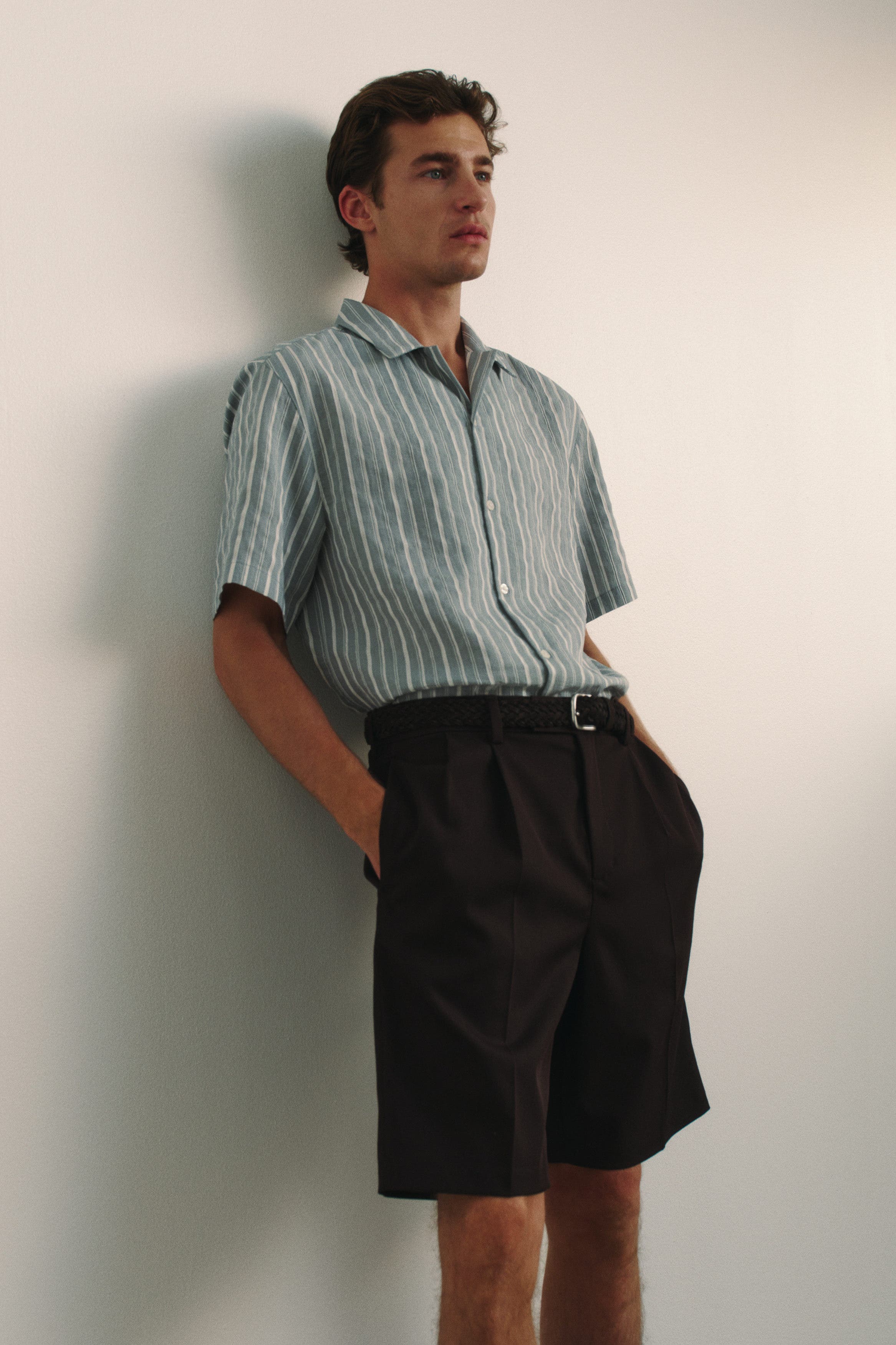 Regular Fit Lyocell-blend Resort Shirt - image 2