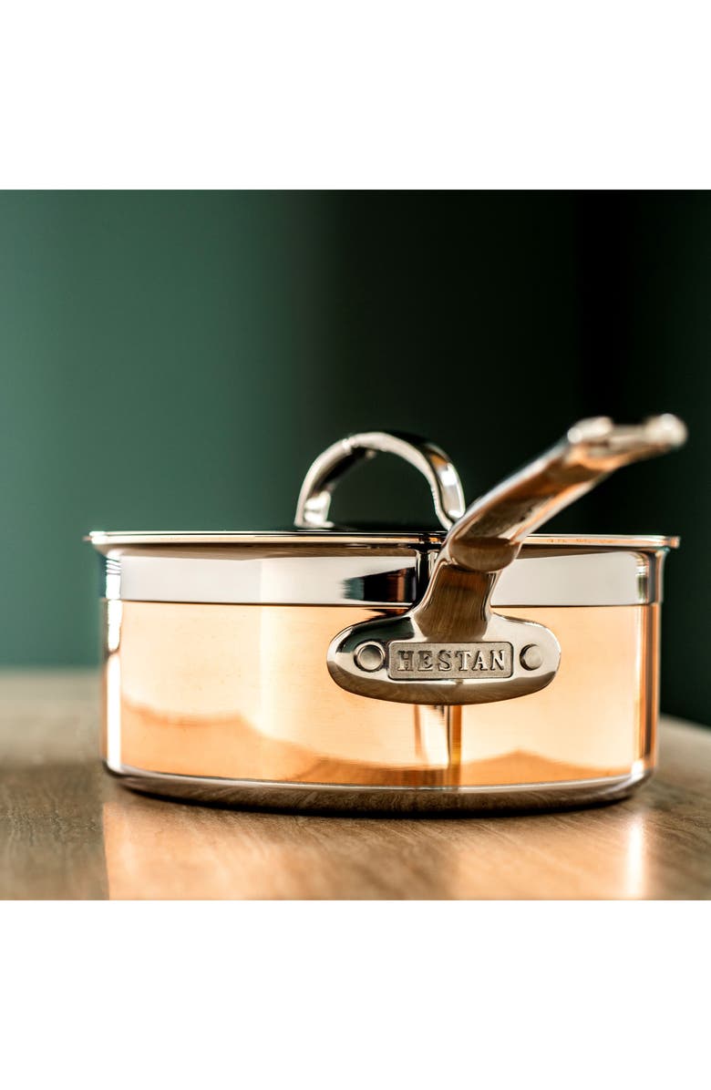 Hestan CopperBond 1.5-Quart Saucepan with Lid, Alternate, color, 