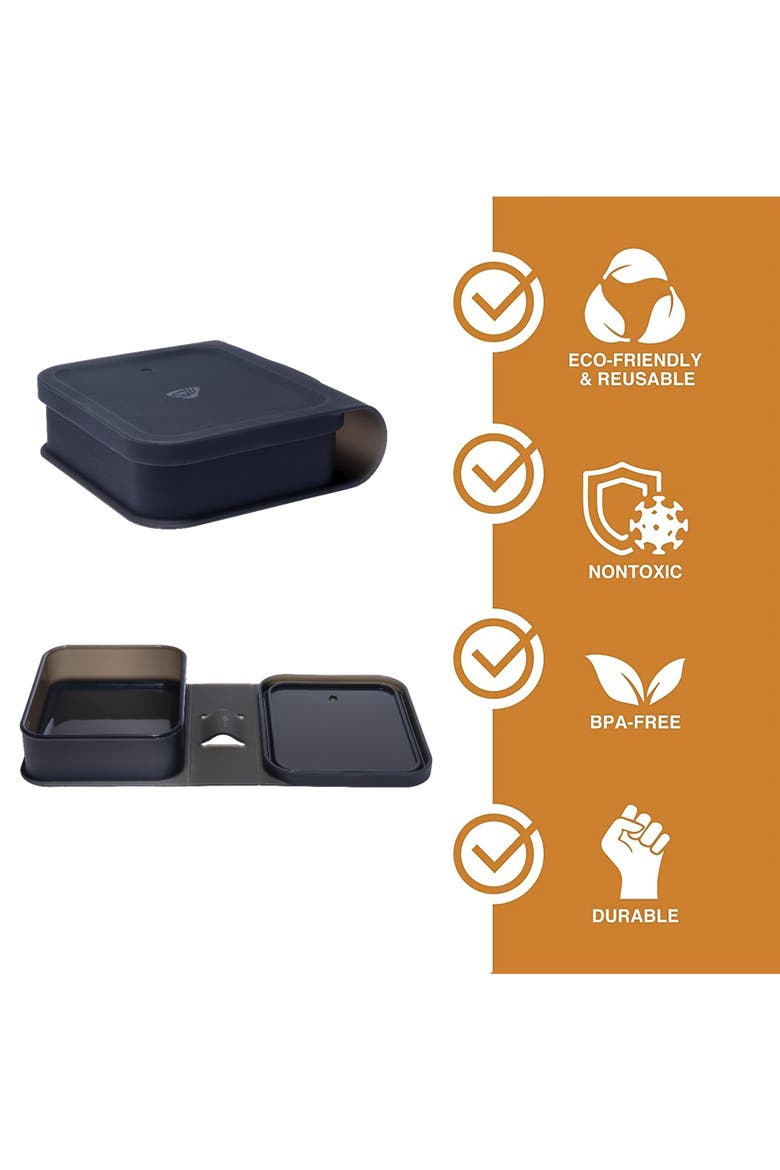 Silicone Go Go Bowls 2pk, Alternate, color, Black