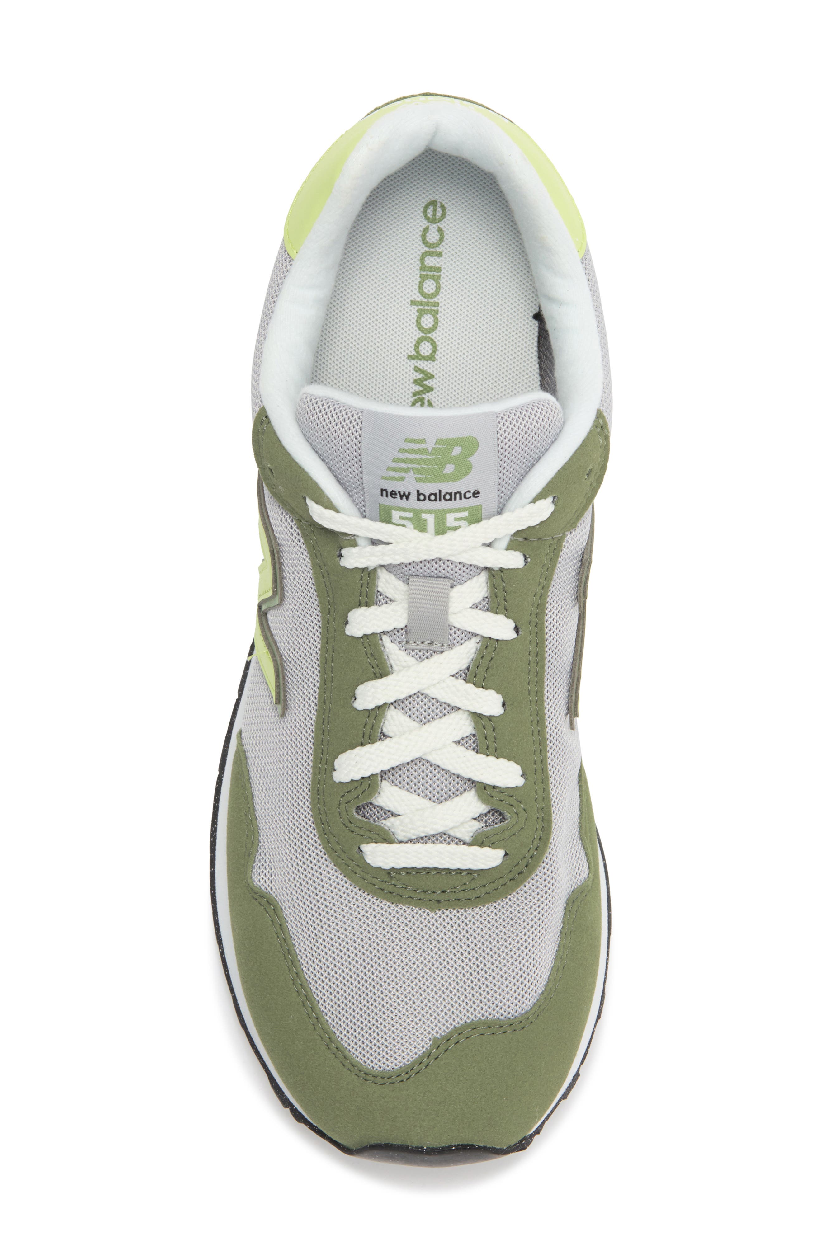 New Balance 515 Sneaker, Alternate, color, Raincloud/ Dry Lime