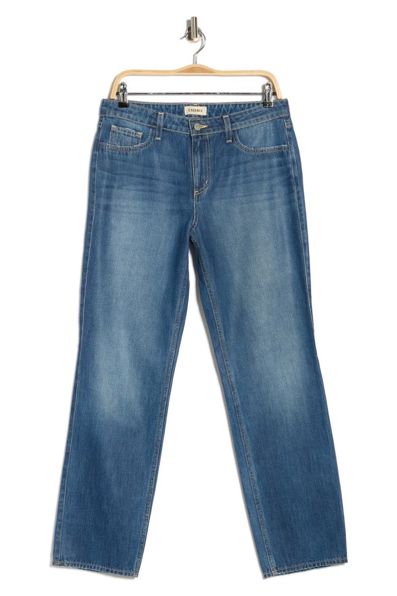 Marjorie Slouch Slim Straight Jeans, Alternate, color, BOYLE COATED