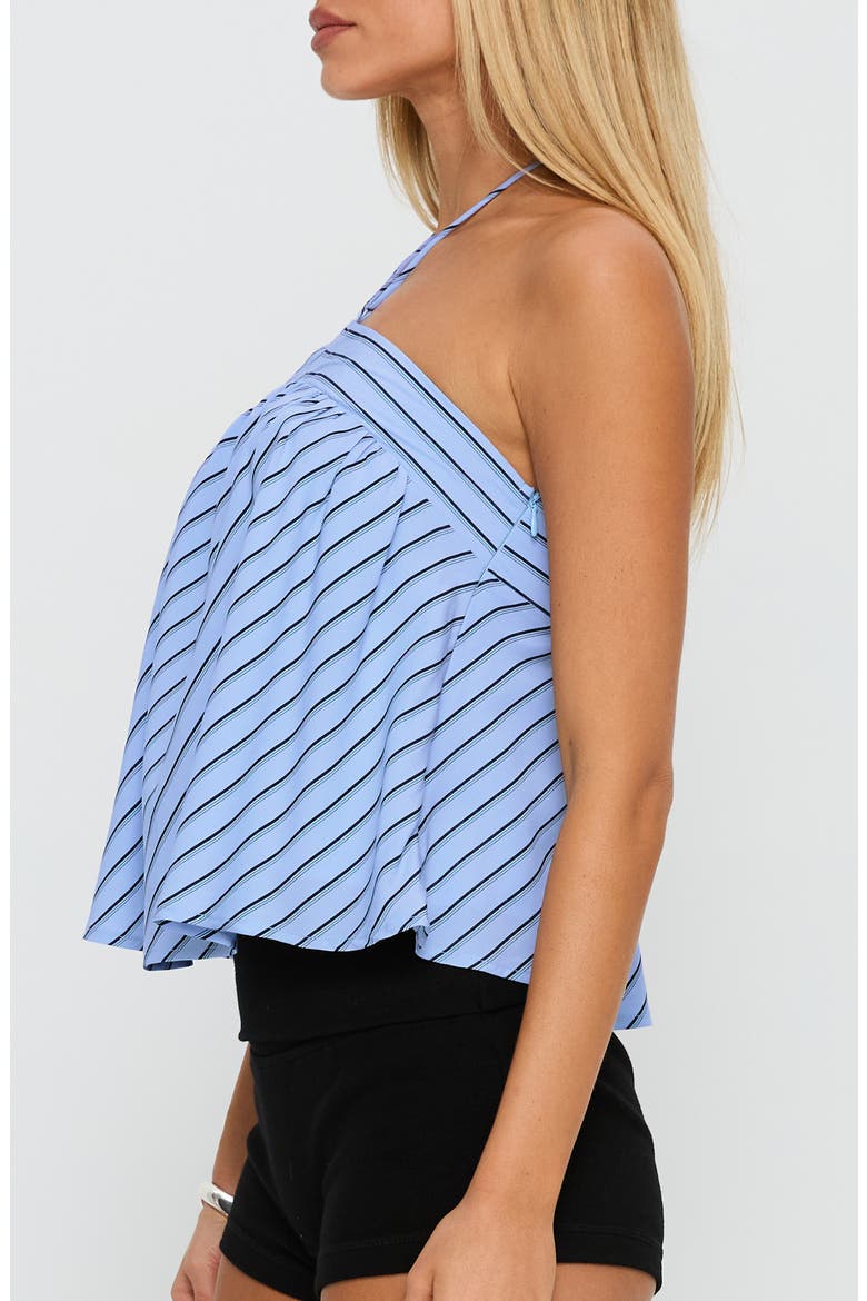 Moonlit Stripe Halter Top, Alternate, color, BLUE STRIPE