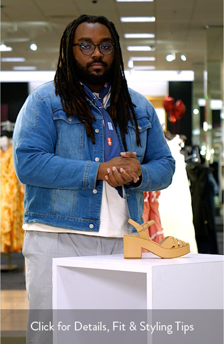 Daya Ankle Strap Platform Sandal, sales video thumbnail