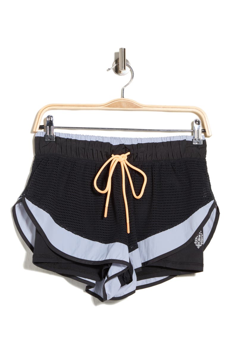 FP Movement Run For the Hills Shorts, Alternate, color, BLACK