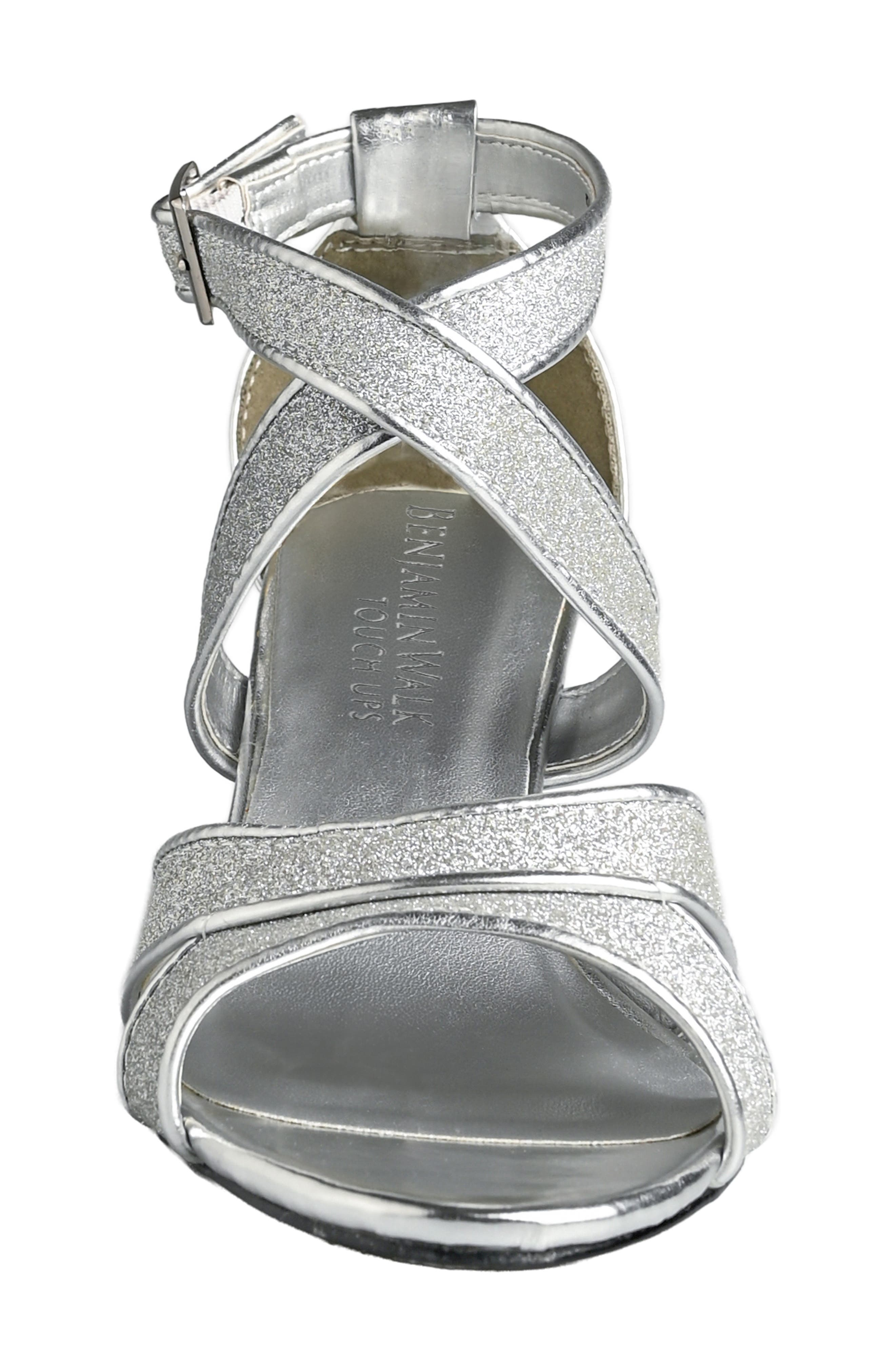 Amber Sandal, Alternate, color, SILVER