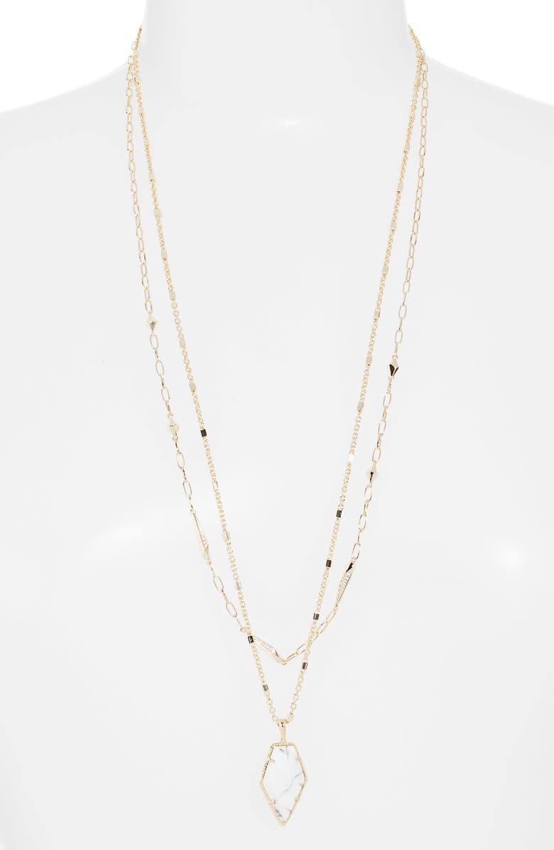 Kendra Scott Tessa Multistrand Necklace, Main, color, 