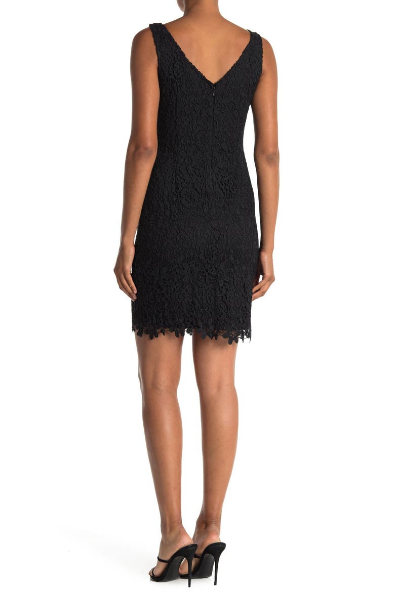 All-Over Lace Bodycon Dress, Alternate, color, BLK