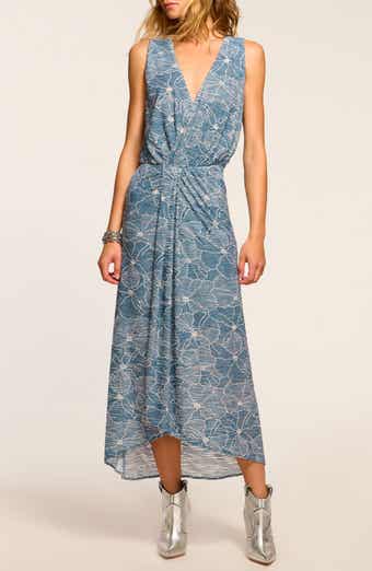 Ramy Brook Yuka Sleeveless High/Low Maxi Dress