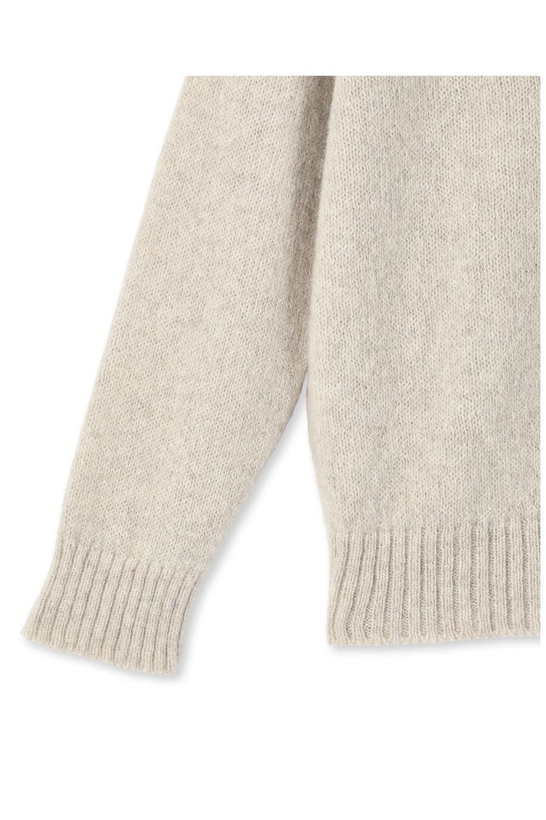 Alpaca Crew Neck Sweater, Alternate, color, CAMEL