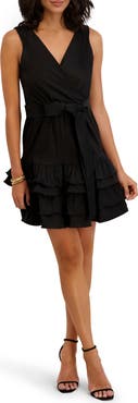 Kensie Stretch Tafetta Sleeveless Minidress