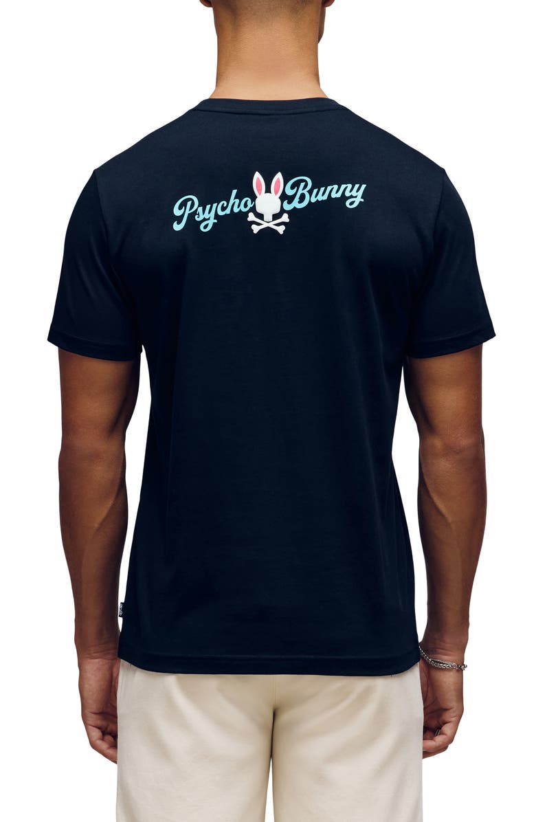Psycho Bunny Jeremy Pima Cotton Graphic T-Shirt, Alternate, color, 