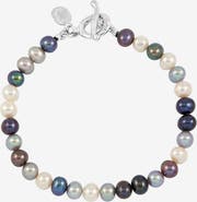 Dower & Hall Men's Mixed Pearls Bracelet
