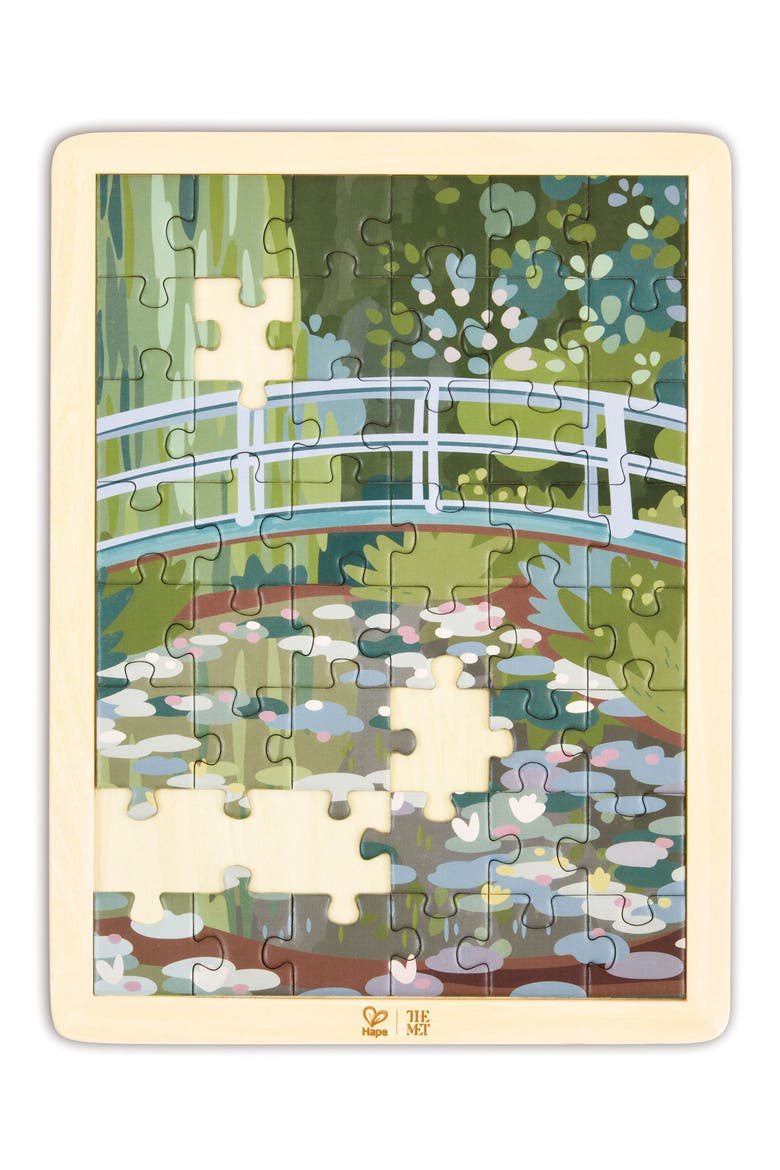 x The Met Monet Water-Lily Garden 48-Piece Puzzle, Main, color, MULTI