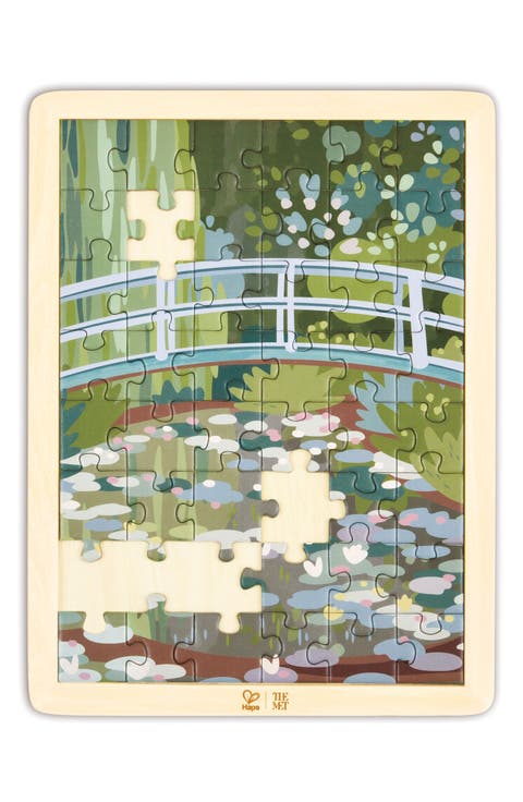x The Met Monet Water-Lily Garden 48-Piece Puzzle
