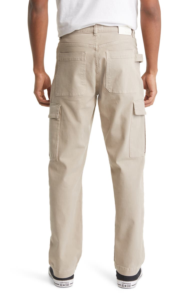 Noah Tapered Straight Leg Cargo Jeans, Alternate, color, BRUT