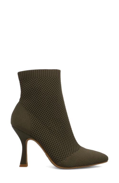 Mia Pamilla Knit Bootie In Brown