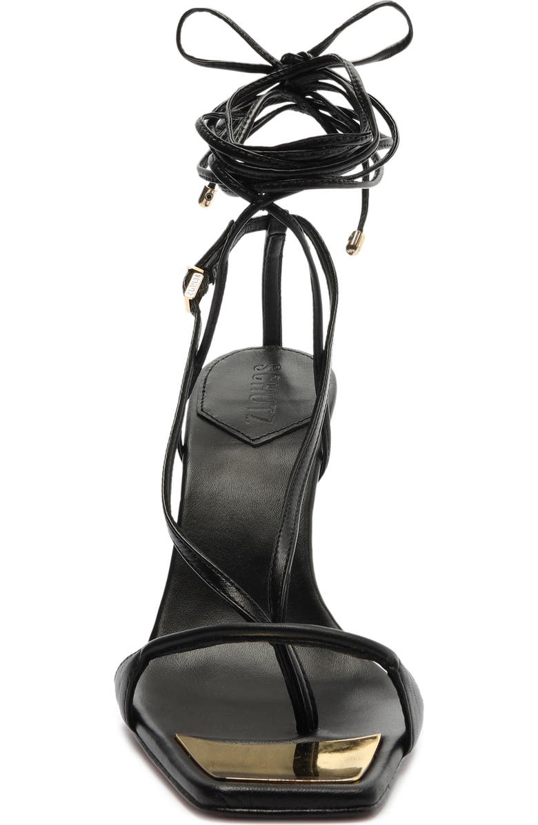 Schutz Vikki Ankle Tie Sandal, Alternate, color,