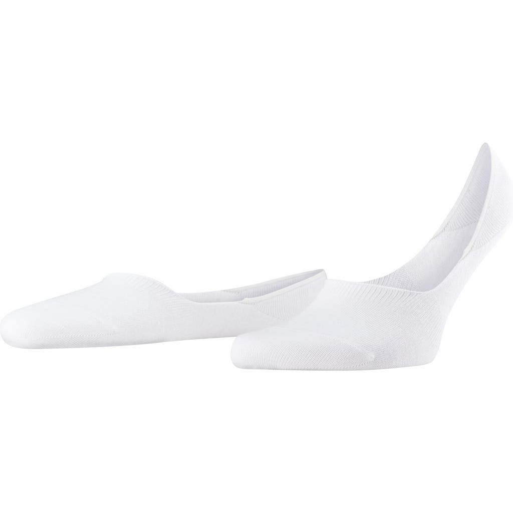 Falke Step Cotton No Show Socks In White