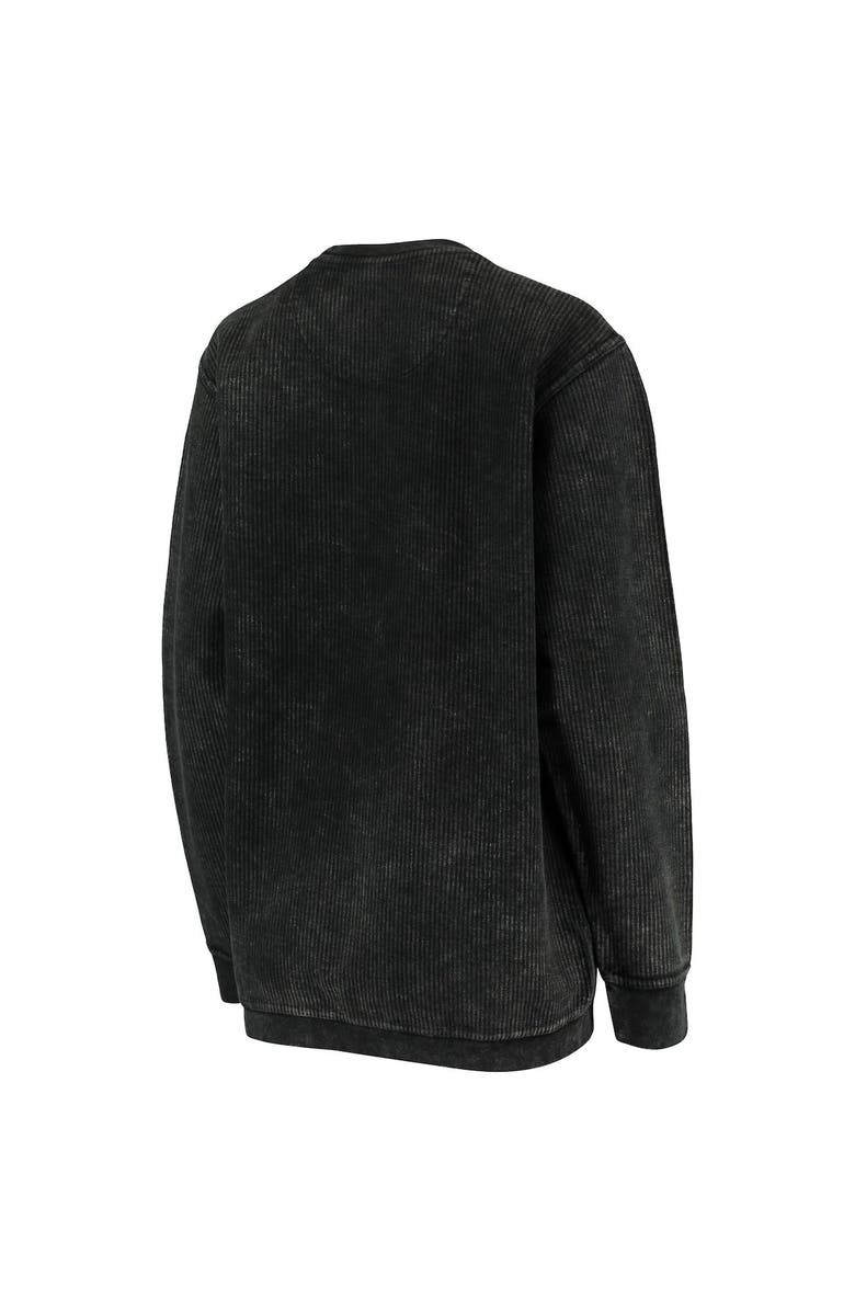 G-III 4HER BY CARL BANKS Women's G-III 4Her by Carl Banks Black Chicago White Sox Script Comfy Cord Pullover Sweatshirt, Alternate, color, Black