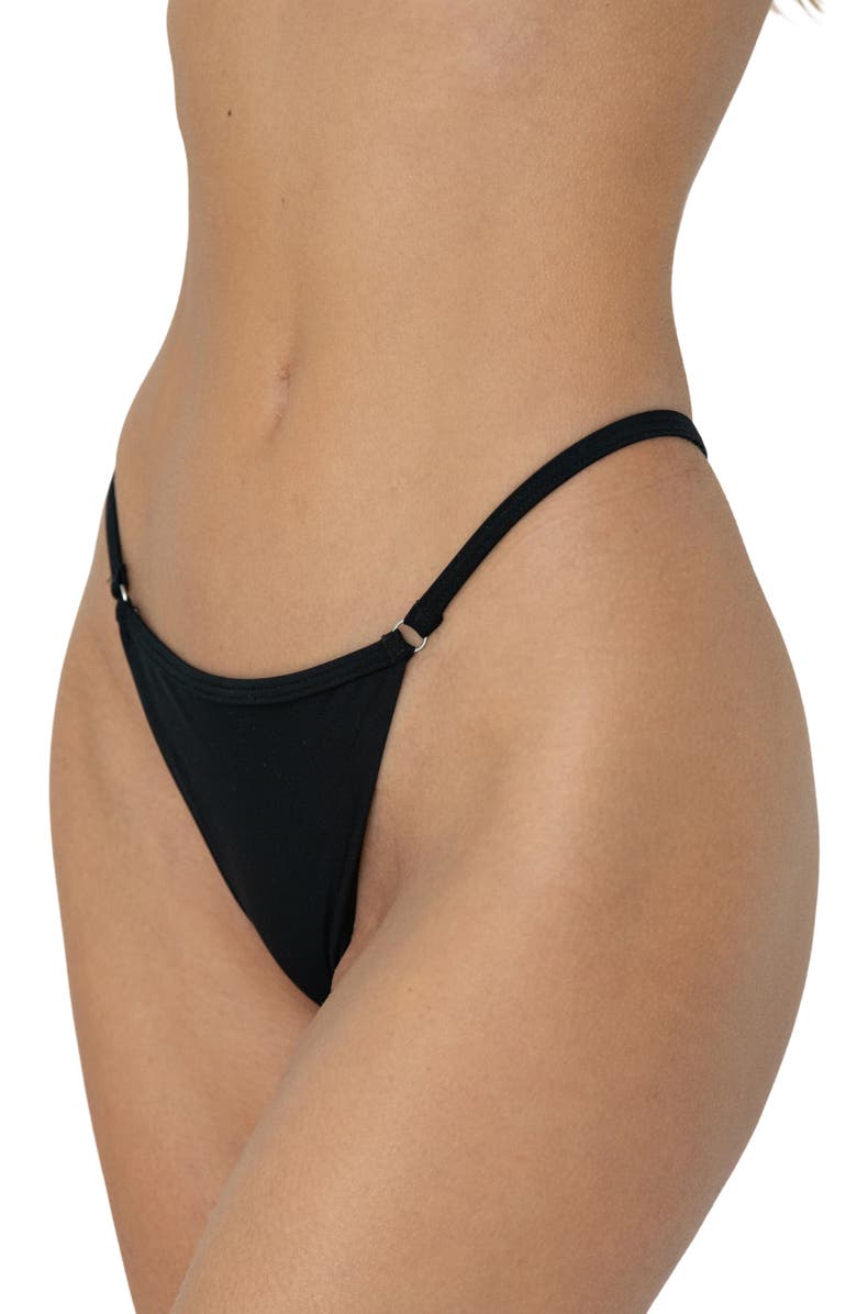 Bright Swimwear Freya Bottom, Alternate, color, Black