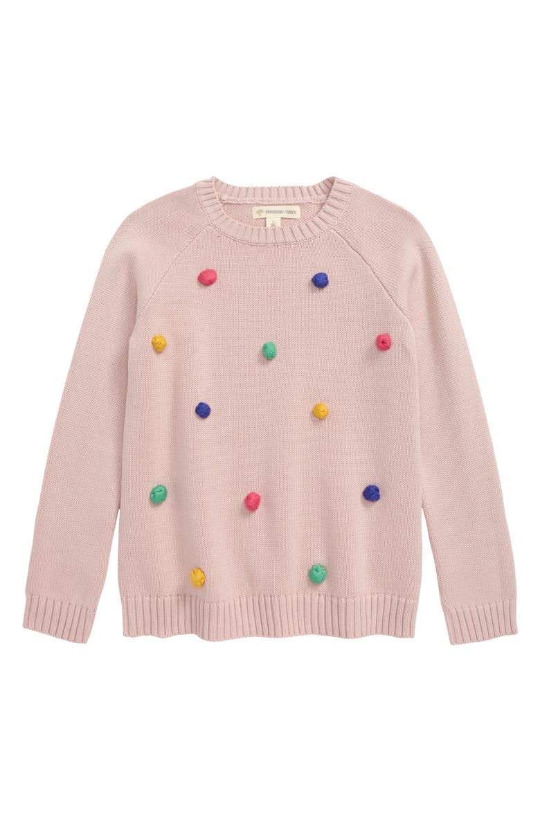 Tucker + Tate Pompom Sweater, Main, color, 