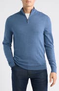 Nordstrom Washable Italian Merino Wool Quarter Zip Sweater