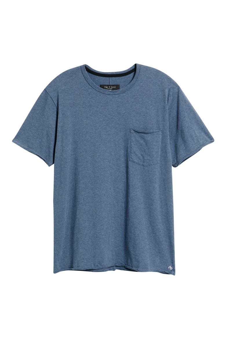 Miles Melange Pocket T-Shirt, Alternate, color, HEATHER NAVY