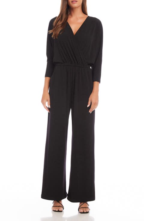 Travel Wide Leg Jersey Jumpsuit (Regular & Petite)