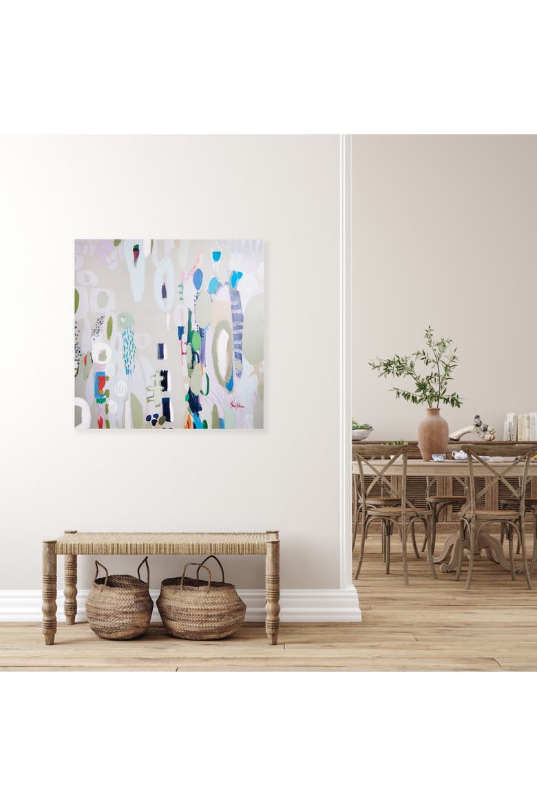 PERSEPHONE Firwood Canvas Wall Art 39.5", Alternate, color, Blue