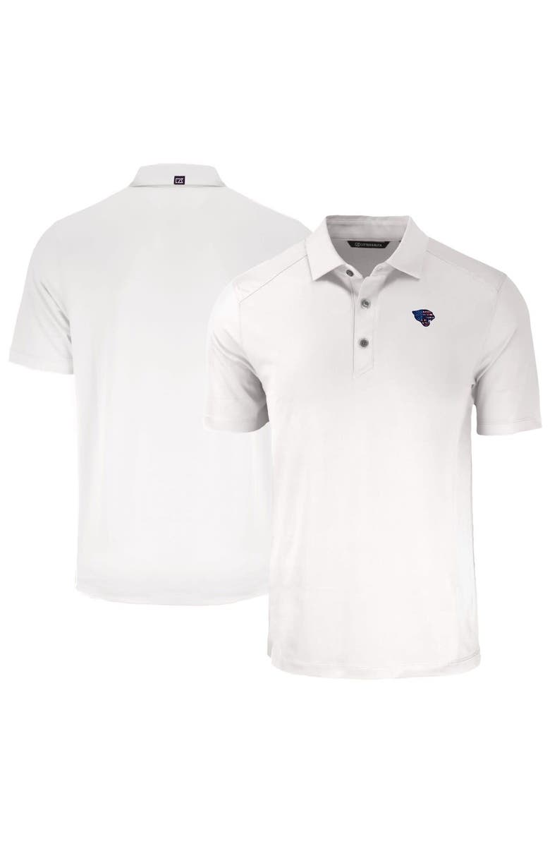 Cutter & Buck Men's Cutter & Buck White Jacksonville Jaguars  Americana Forge Eco Stretch Recycled Polo, Main, color, 