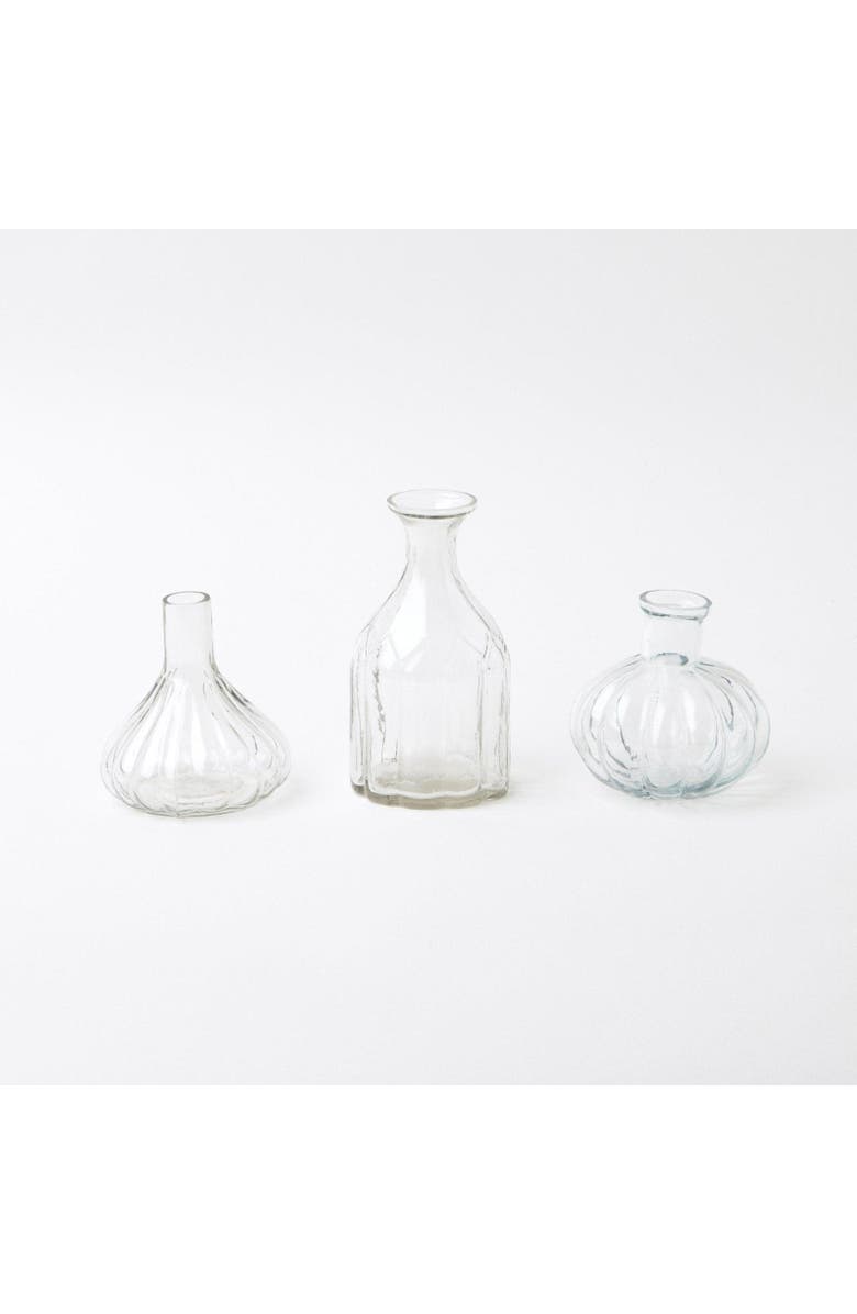 Mrs. Alice Romance Bud Vases, Alternate, color, Clear