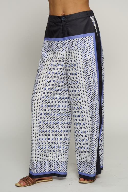 Central Park West High Waisted Ankle Foulard Pants