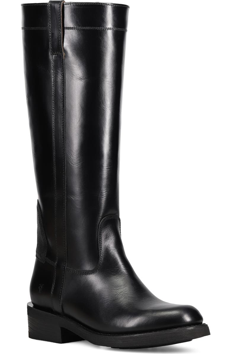 Frye Viv Knee High Riding Boot, Main, color, Black