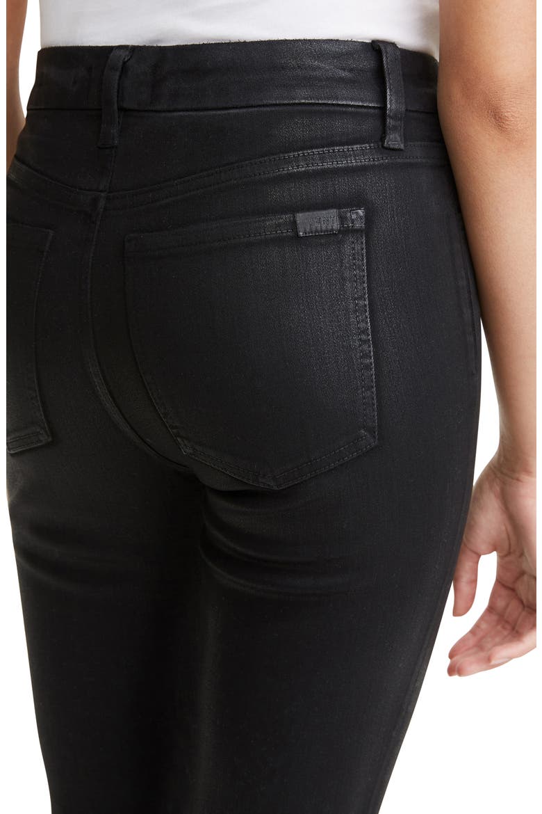 Ankle Skinny Jeans, Alternate, color, BLACK COATED